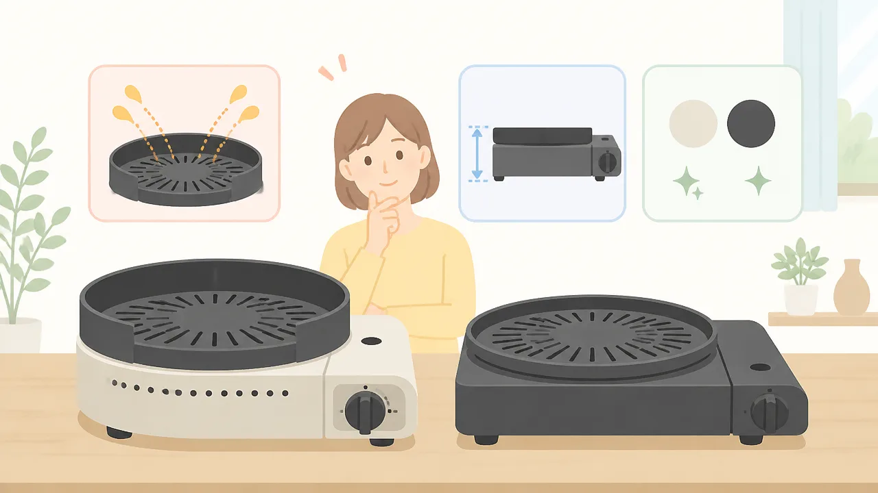 イワタニ やきまるⅡとやきまるスリムの違いを比較|選び方も解説