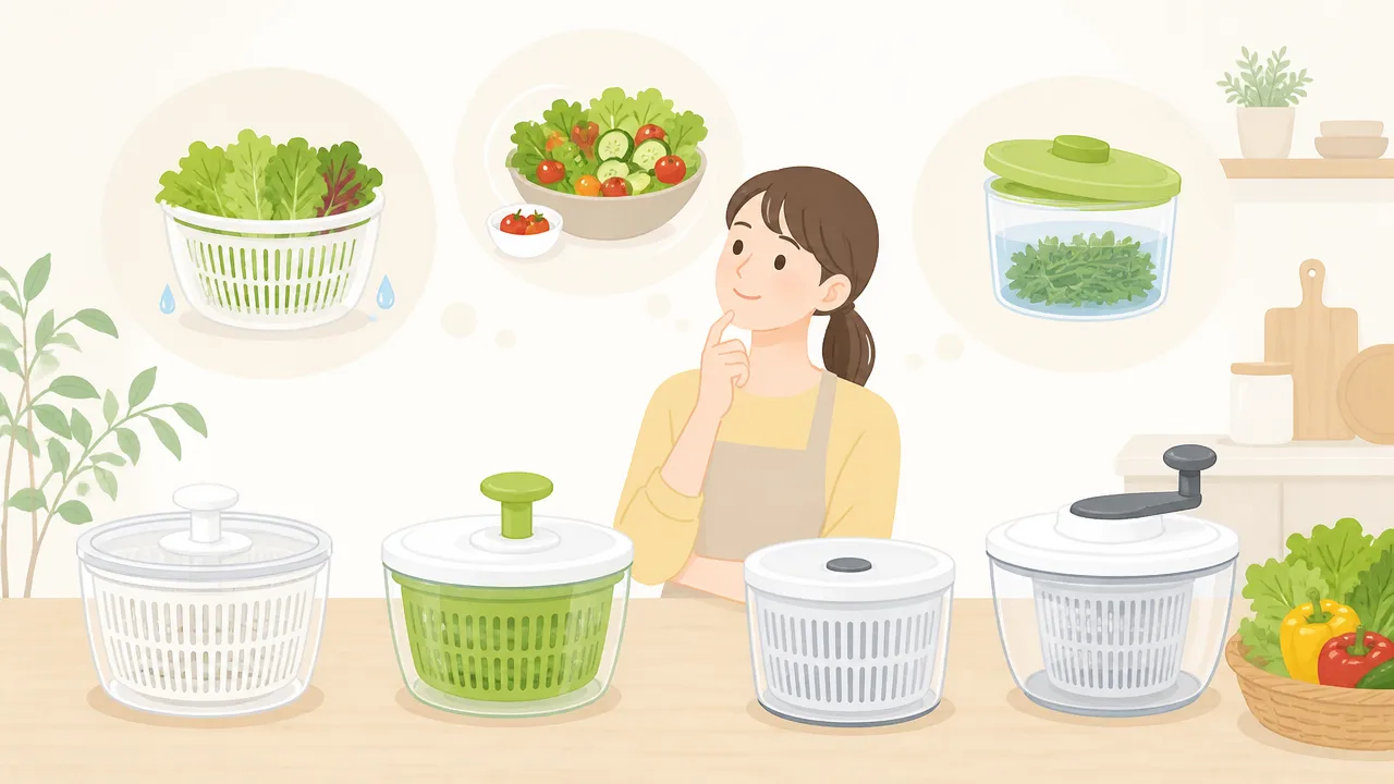 野菜の水切り器（サラダスピナー）比較｜選び方とおすすめ商品