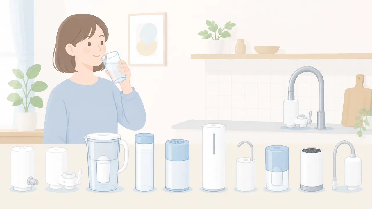 一人暮らし向けの浄水器おすすめ10選|選び方とタイプ別の特徴を紹介